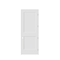 Codel Doors 32" x 96" x 1-3/8" Primed 2-Panel Interior Shaker 7-1/4" LH Prehung Door with Satin Nickel Hinges 2880pri8402LH15714 - alternate 1